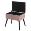 interieur Repose Pied Coffre rose