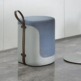 Pouf Transportable bleu