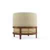 Pouf Pied En Bois creme