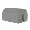 Repose Pieds Pouf long gris