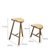 Tabouret En Bois Moderne mesures