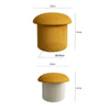 taille Pouf Rond Rangement